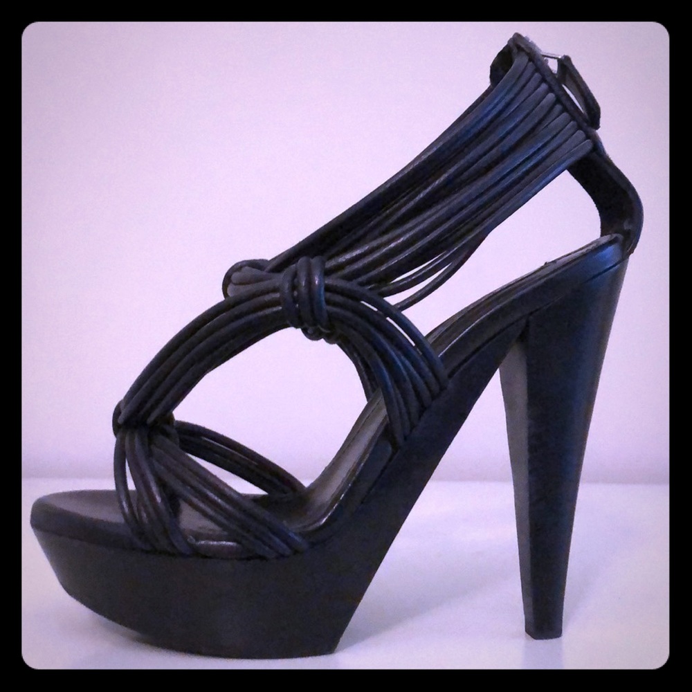 Burberry platform heels